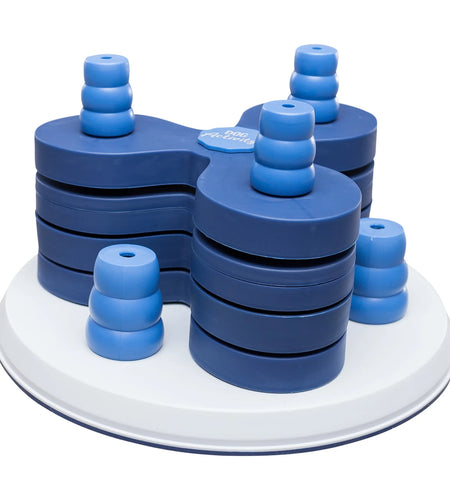 Dog Activity Flower Strategy Game, Level 3, Advanced Dog Puzzle Toy, Treat Dispenser