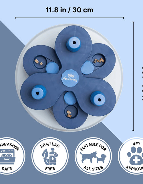 Load image into Gallery viewer, Dog Activity Flower Strategy Game, Level 3, Advanced Dog Puzzle Toy, Treat Dispenser
