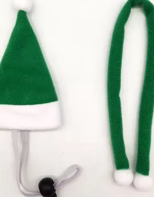 Load image into Gallery viewer, Hamster Christmas Halloween Costume Guinea Pig Small Pet Hat Scarf Headwear Pet Outfits for Chinchilla Rabbit Bunny Accessories
