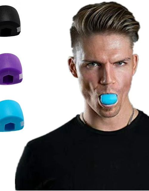 Load image into Gallery viewer, Silica Gel Face Fitness Ball Jaw Exerciser Facial Toner Reduce Double Chin Relax Ball Gym Fitness Training Jawline Simulator
