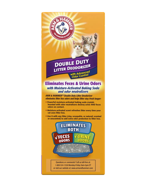 Load image into Gallery viewer, (2 Pack)  Double Duty Cat Litter Deodorizer and Pet Odor Eliminator, 33 Oz Box
