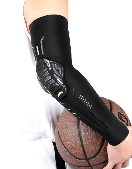 Load image into Gallery viewer, 1Pc Sports Arm Guard Crashproof Compression Sleeves Elbow Protective Pad UV Protection Hand Cover for Running Fishing Cycling
