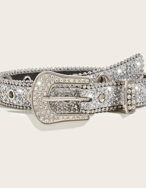 Load image into Gallery viewer, ✪ Crystal Belt Jean Belt Bling Rhine Belt Women Fashion Cowgirl Western Rhine Waistband Rhine Waist Belt
