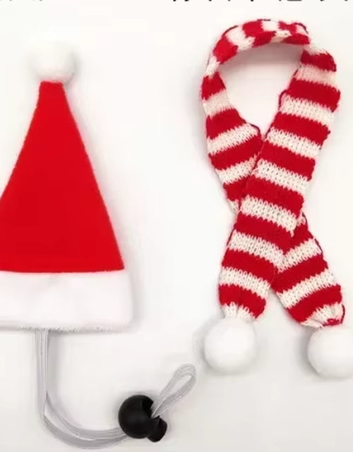 Load image into Gallery viewer, Hamster Christmas Halloween Costume Guinea Pig Small Pet Hat Scarf Headwear Pet Outfits for Chinchilla Rabbit Bunny Accessories
