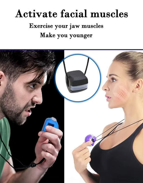 Load image into Gallery viewer, Silica Gel Face Fitness Ball Jaw Exerciser Facial Toner Reduce Double Chin Relax Ball Gym Fitness Training Jawline Simulator
