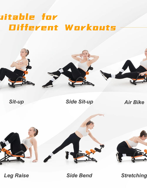 Load image into Gallery viewer, Core Ab Trainer Bench Abdominal Stomach Exerciser Workout Gym Fitness Machine
