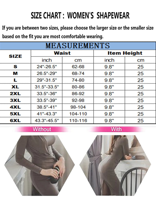 Load image into Gallery viewer, Women Ultra Firm Control Shapewear Waist Trainer Body Shaper Fat Burner Fitness Workout Weight Loss Cincher Corset plus Size
