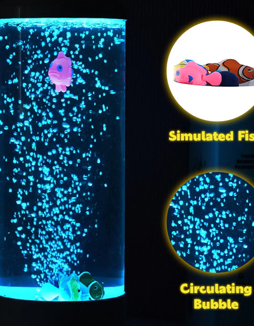 Load image into Gallery viewer, Lieonvis  LED round 6 Color Changing Light Effects Synthetic Jelly Fish Aquarium Mood Lamp
