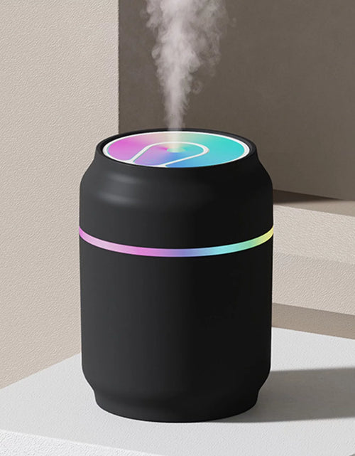 Load image into Gallery viewer, Cool Mini Aromatherapy Humidifier, USB 2 Gear Desktop Cute Humidifier with LED Ambient Light for Car, Office, Bedroom&amp;Living Room
