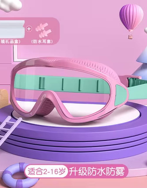 Load image into Gallery viewer, AquaChamp Kids Swim Set – Waterproof Anti-Fog Swimming Goggles &amp; Cap with Protective Case
