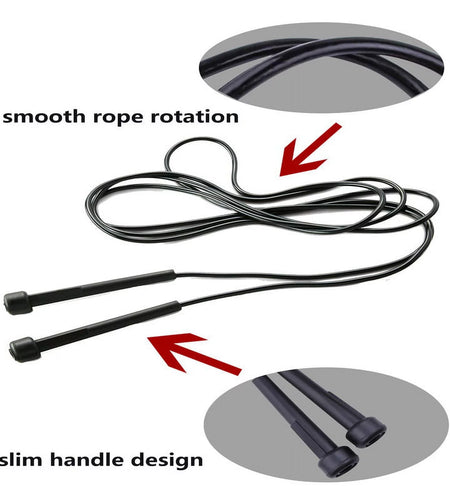 Jump Rope with Small Handle PVC Jump Rope for Cardio Fitness, Versatile Jump Rope for Both Kids and Adults