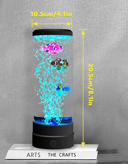 Load image into Gallery viewer, Lieonvis  LED round 6 Color Changing Light Effects Synthetic Jelly Fish Aquarium Mood Lamp
