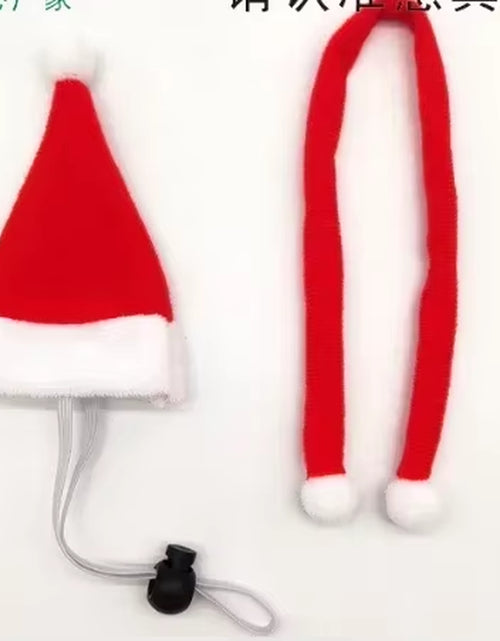 Load image into Gallery viewer, Hamster Christmas Halloween Costume Guinea Pig Small Pet Hat Scarf Headwear Pet Outfits for Chinchilla Rabbit Bunny Accessories
