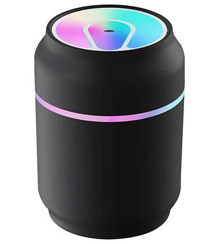 Cool Mini Aromatherapy Humidifier, USB 2 Gear Desktop Cute Humidifier with LED Ambient Light for Car, Office, Bedroom&Living Room