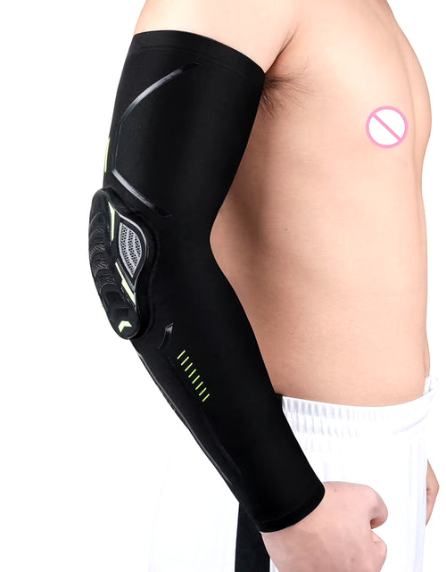 Load image into Gallery viewer, 1Pc Sports Arm Guard Crashproof Compression Sleeves Elbow Protective Pad UV Protection Hand Cover for Running Fishing Cycling
